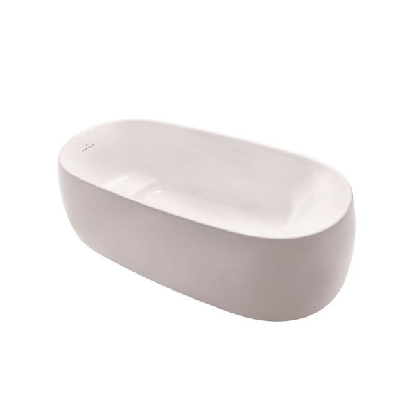 Ảnh của Bồn tắm đá cẩm thạch cao cấp đặt sàn PJY1744PWE#GW