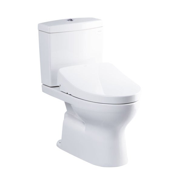 Ảnh của Bàn cầu hai khối kèm nắp rửa điện tử NEW WASHLET CS320DRW11