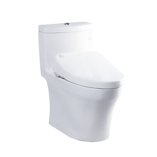 Ảnh của Bàn cầu một khối kèm nắp rửa điện tử MS889DW4 (MS889DRW4)